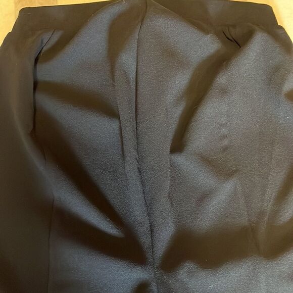 EUC ASOS DESIGN MATERNITY UNDER BUMP BLACK SPLIT HEM PANTS/SLACKS SIZE 6 - Picture 9 of 9